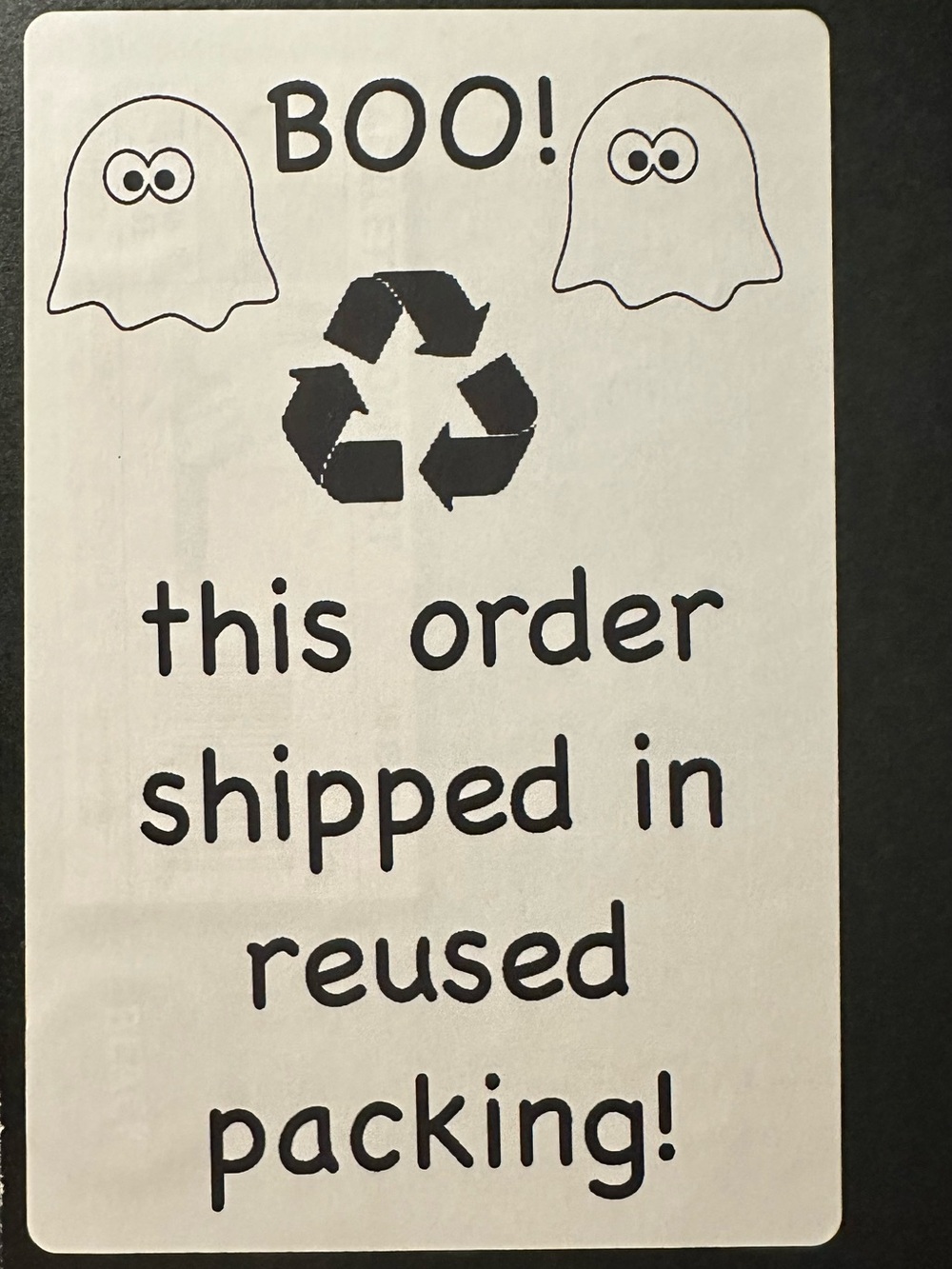 Recycled Packing Halloween Stickers - 20